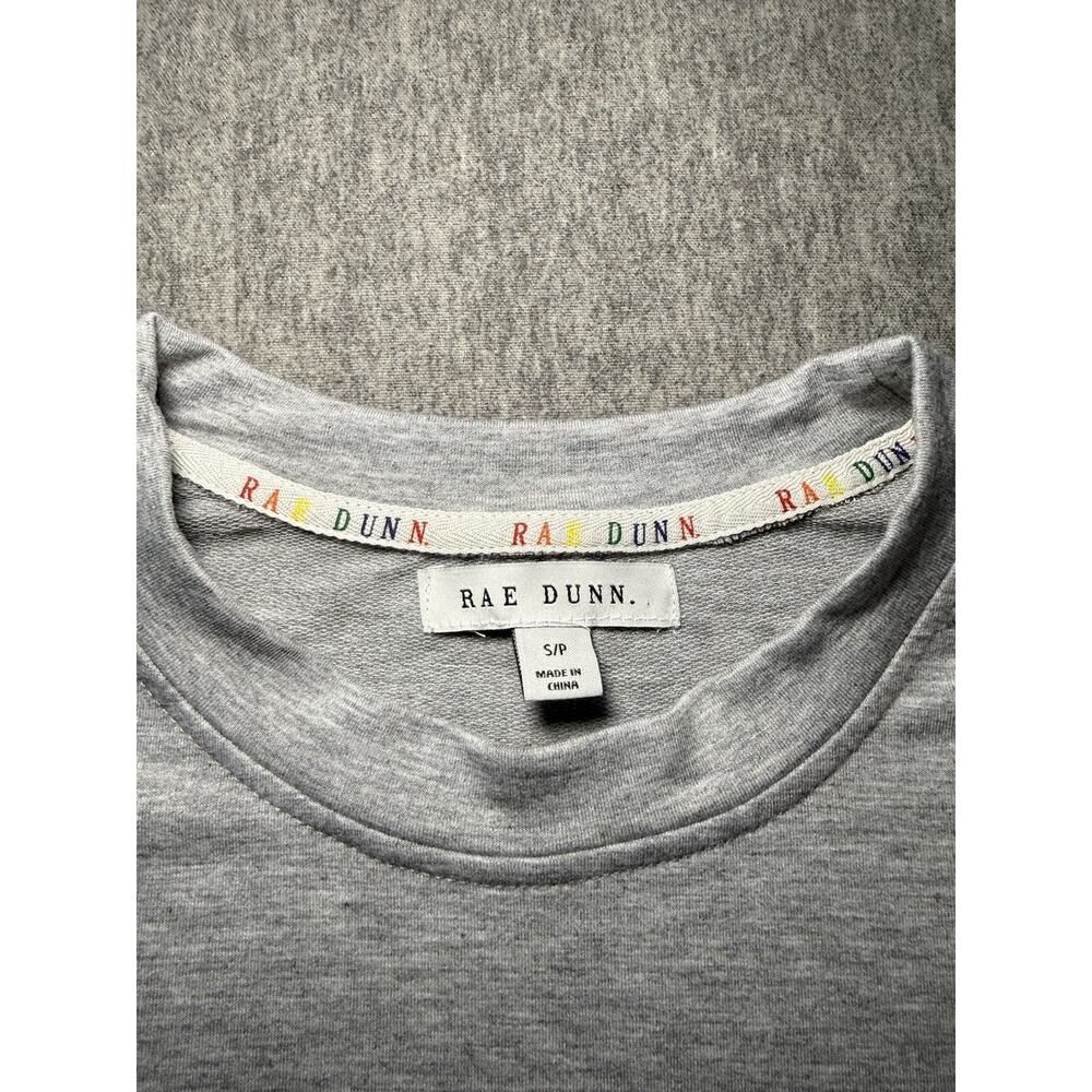 Rae Dunn Women’s Crewneck Sweatshirt-Small/Light Gray/Loose Fit/Love Wins. - Picture 9 of 13